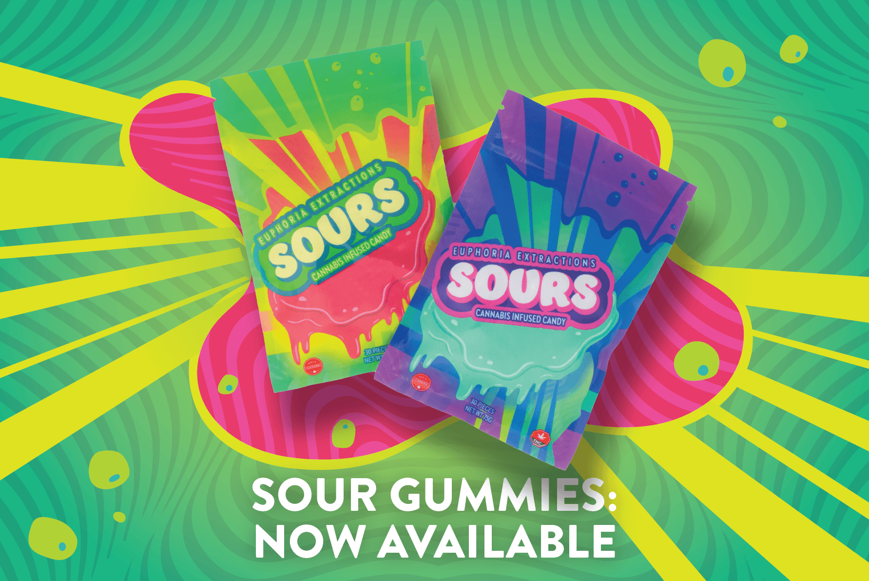 Euphoria Extractions Sours 3000mg THC