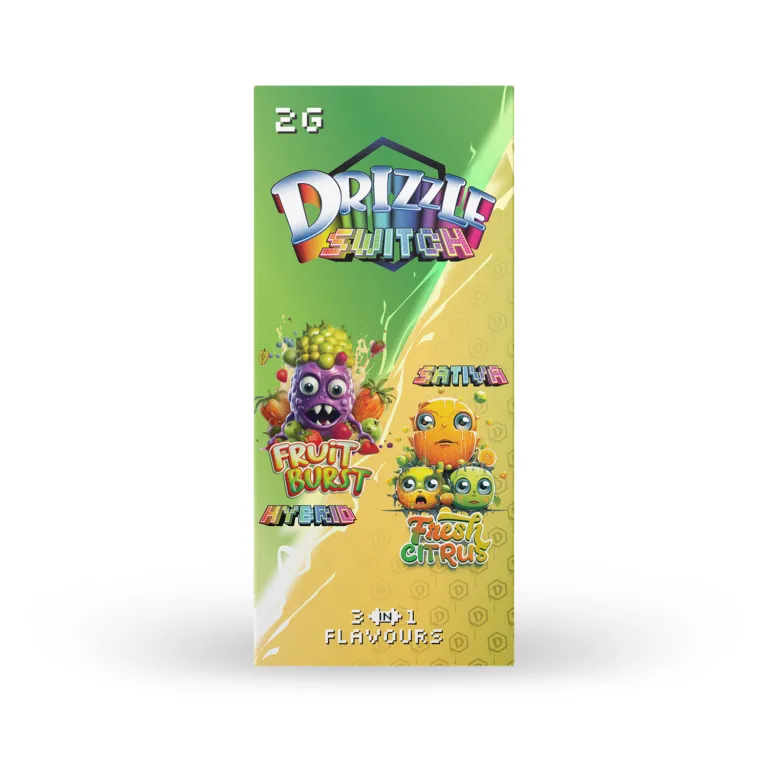 Drizzle 2g Switch Vape 3-in-1 (Fruit Burst & Fresh Citrus)