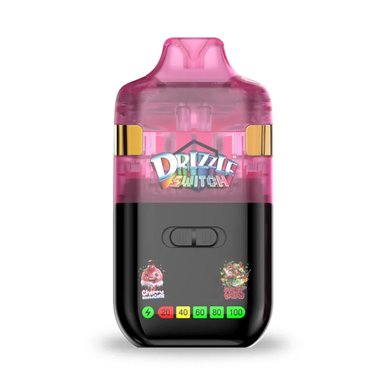 Drizzle 2g Switch Vape 3-in-1 (Cherry Snowcone & Fruit Salad) photo 2