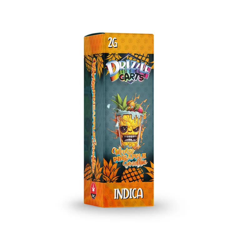 Drizzle 2g Vape Cartridges - Mango Pineapple Smoothie