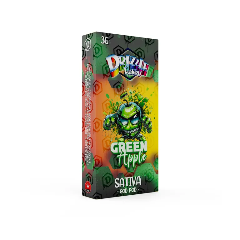 Green Apple - Drizzle Factory Vape 3g Premium Disposable Vape photo 2