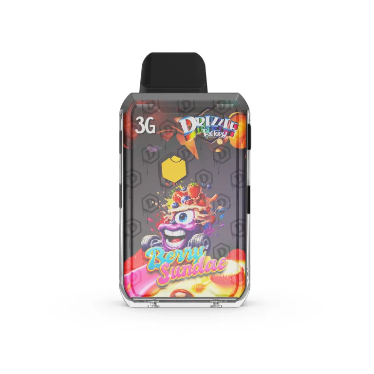 Berry Sundae - Drizzle Factory Vape 3g Premium Disposable Vape