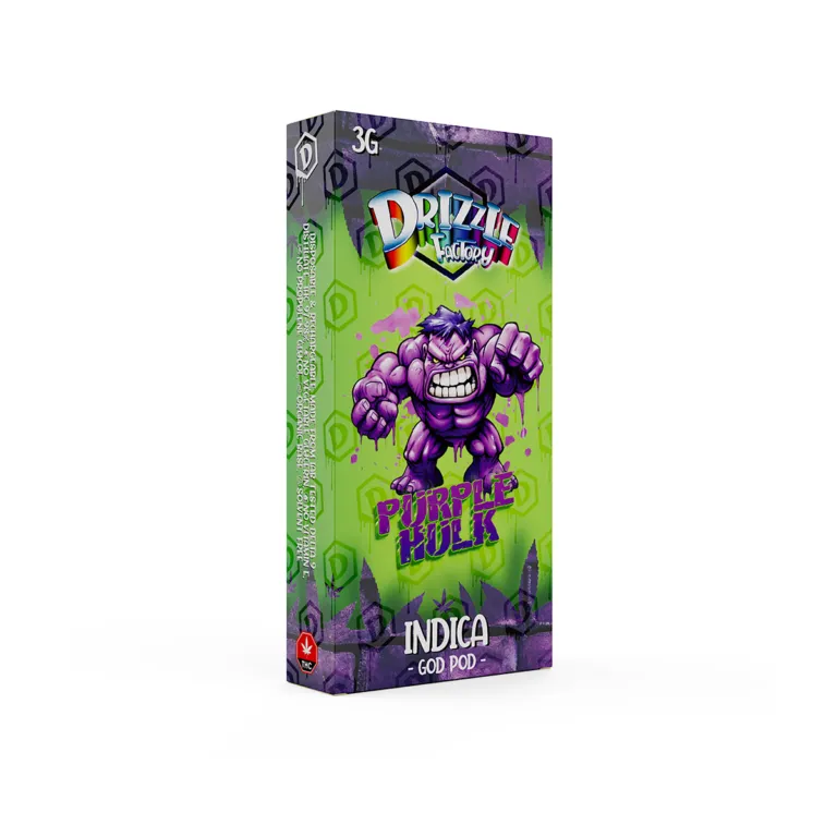 Purple Hulk - Drizzle Factory Vape 3g Premium Disposable Vape 5 photo 2