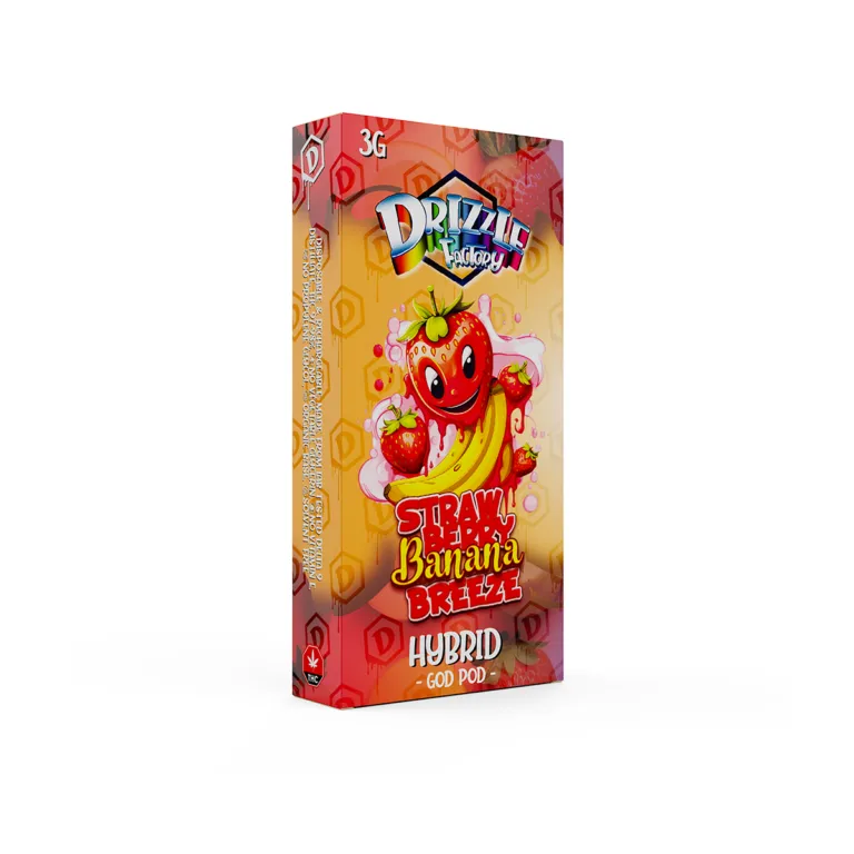 Strawberry Banana Breeze - Drizzle Factory Vape 3g Premium Disposable Vape photo 2