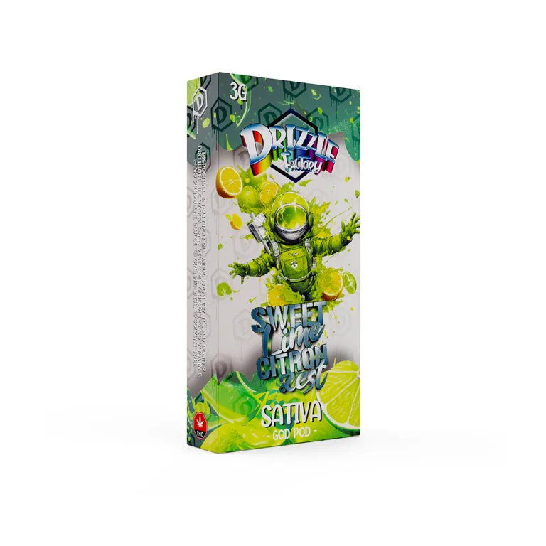 Sweet Lime Citron Zest - Drizzle Factory Vape 3g Premium Disposable Vape photo 2